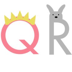 alphabet learning craft - q and r