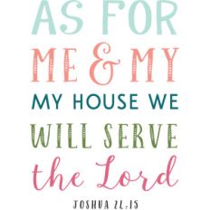 as for me and my house quote