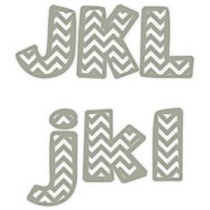 chevron alphabet
