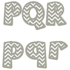 chevron alphabet