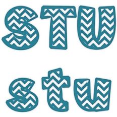 chevron alphabet