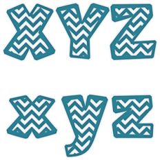chevron alphabet