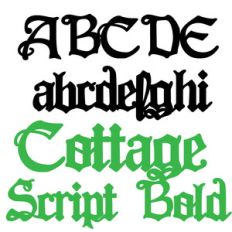 ld cottage script bold