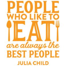 people who like to eat
