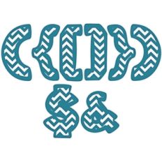 chevron alphabet