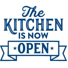 the kitchen is now open