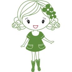 girl with rainboots