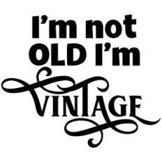 i'm not old i'm vintage