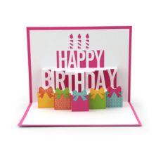 pop up birthday cake card