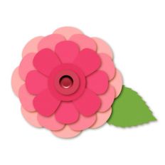 3d layered daisy flower