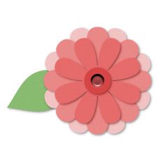 3d layered daisy flower