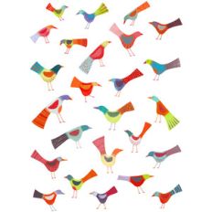 birds doing bird things stickers