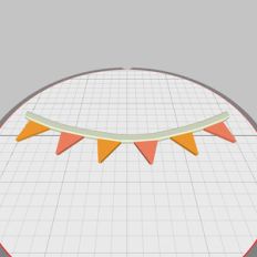 bunting embellishment