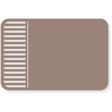 side stripes 4x6 life card