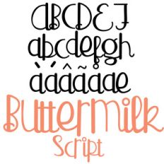 pn buttermilk script