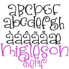 zp migleson serif