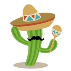 cactus with sombrero