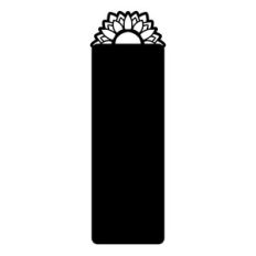 flower bookmark