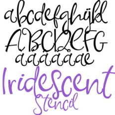 zp iredescent stencil