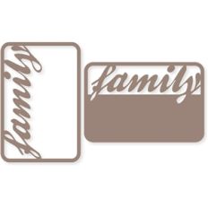 4x6 'family' life card