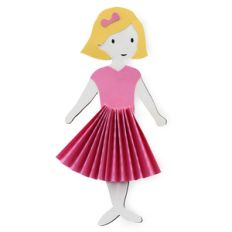emily accordion dress - paper doll