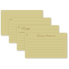 cards index flip cards recipe sentiments