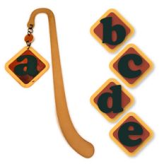 bookmark hook alpha tile abcde
