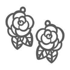 flower earrings