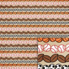 sports borders background paper