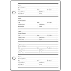 address book