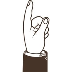 echo park pointing finger