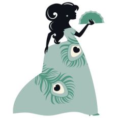 lavish ladies - peacock dress