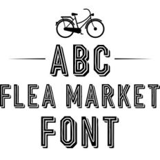 flea market font