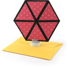 never ending hexagon card