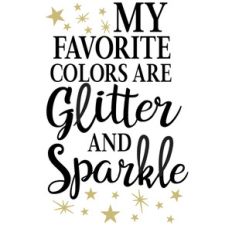 favorite color glitter sparkle