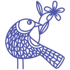 bluebird papercut