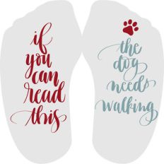 if you can read this – walk the dog