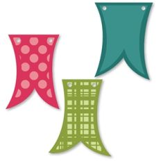 3 cartoon banners