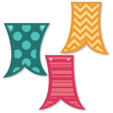 3 cartoon banners