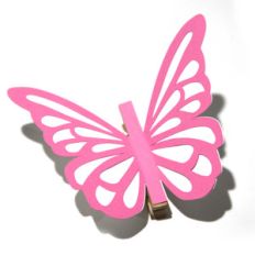 clothes pin happy butterfly