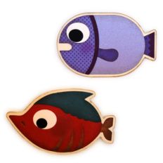 fish pair magnetic for game