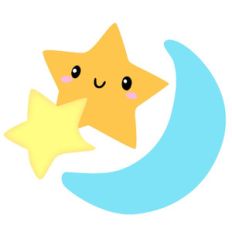 moon and stars