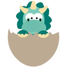 dinosaur in egg