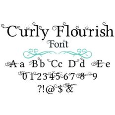 curly flourish font