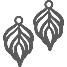 leaf earrings