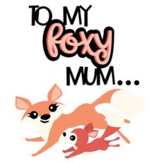 mommy and me menagerie - fox