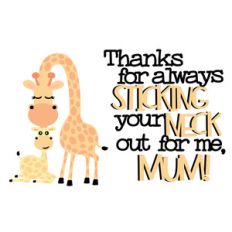 mommy and me menagerie - giraffe