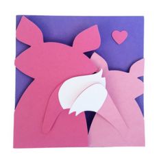 mommy and me menagerie - fox card