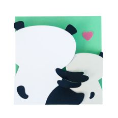 mommy and me menagerie - panda card