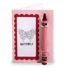 color and sketch book - butterfly